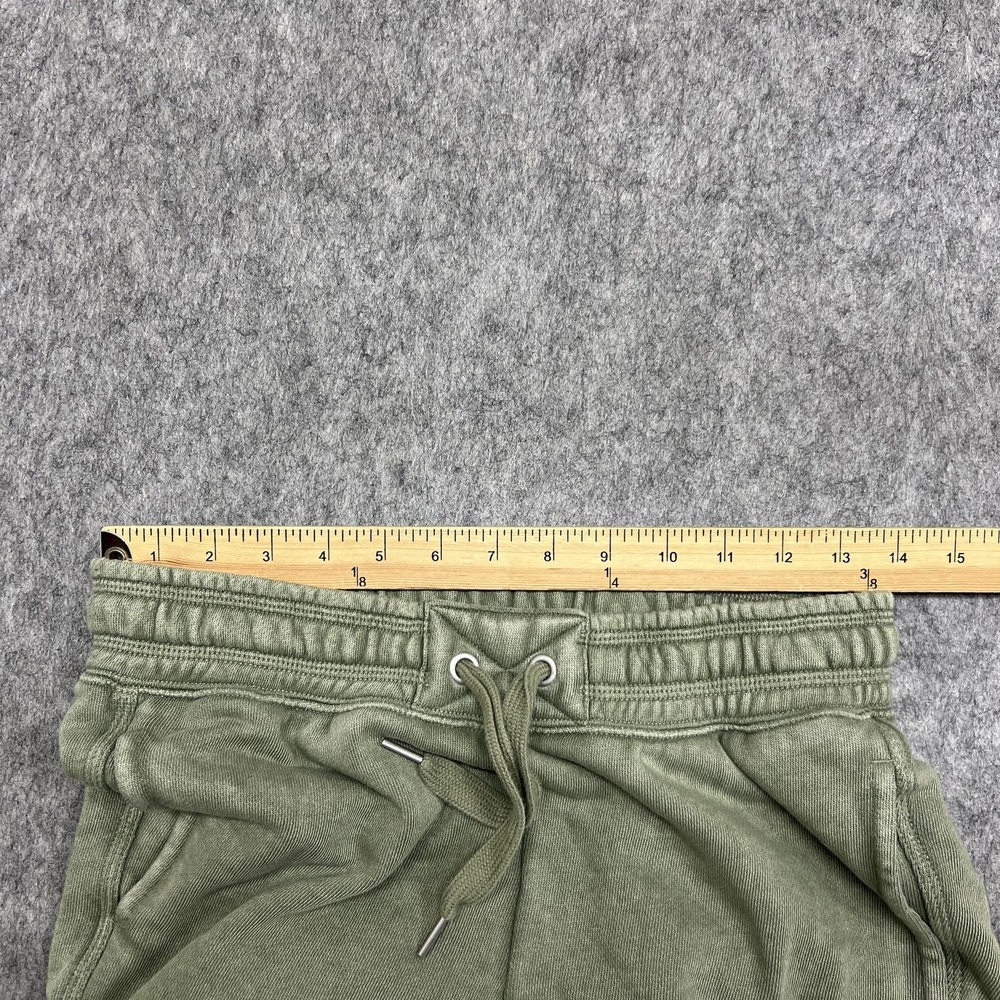 Aerie Pants Womens XS Green Jogger French Terry Elastic Lounge Sweatpants Ribbed - Picture 11 of 16